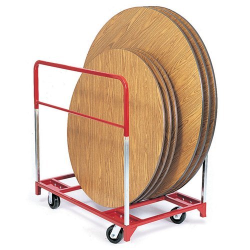 Round Folding Table Mover - 2 Fixed and 2 Swivel 5'' Phenolic Casters