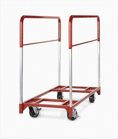 Narrow Round Table Mover - 2 Fixed and 2 Swivel 5'' Phenolic Casters
