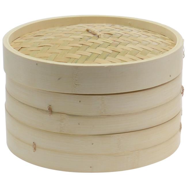 Town Food Service 34210 10 in. Bamboo Steamer Set