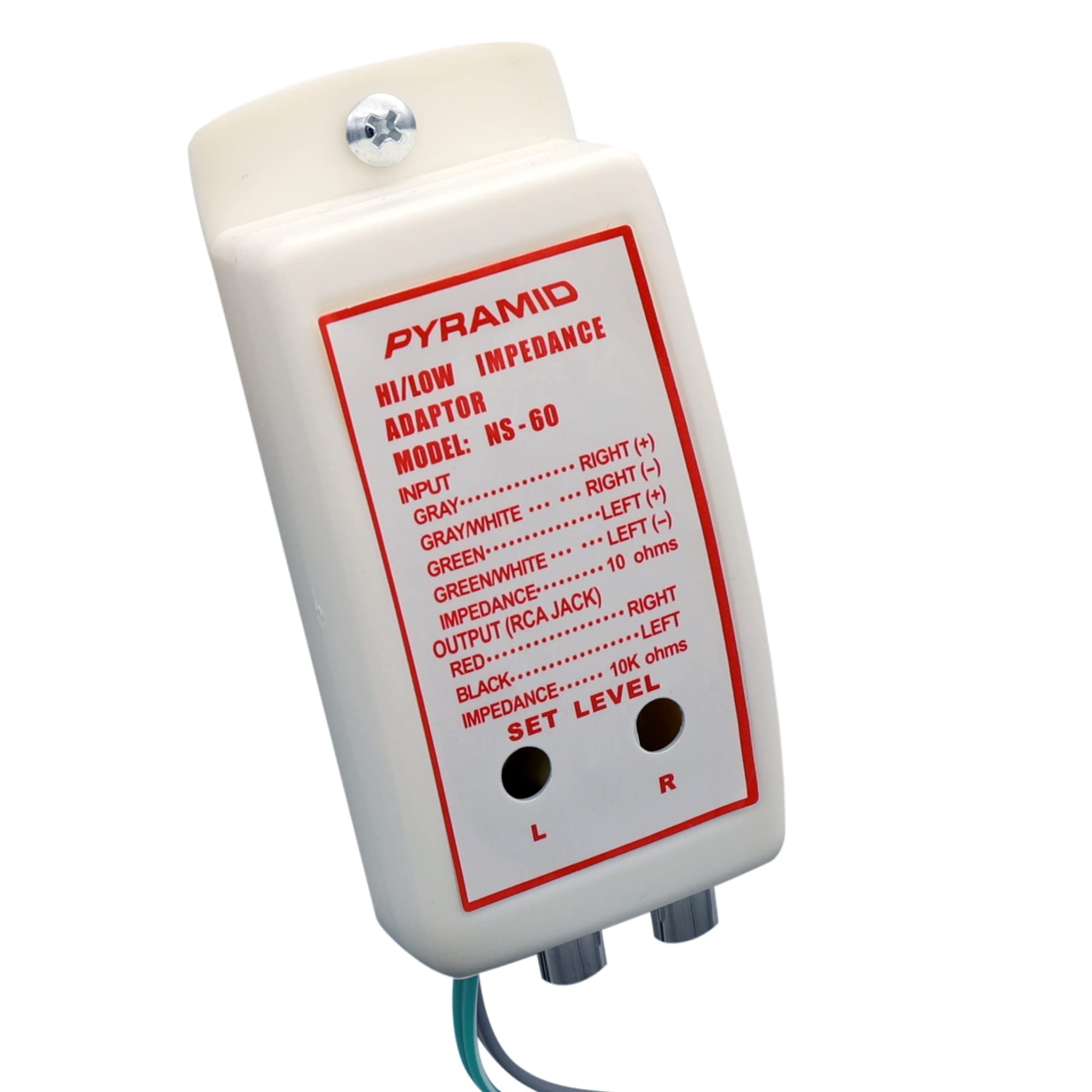 High to Low Level Impedance Adaptor