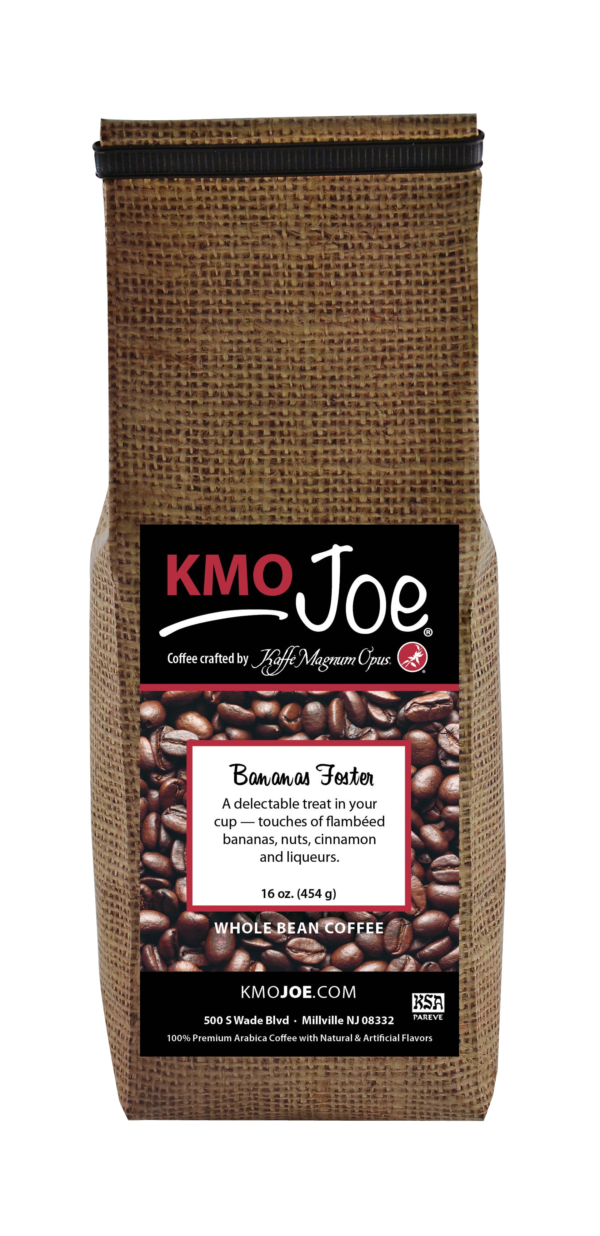 Picture of Kaffe Magnum Opus 667398000755 Bananas Foster Flavored Coffee - WholeBean