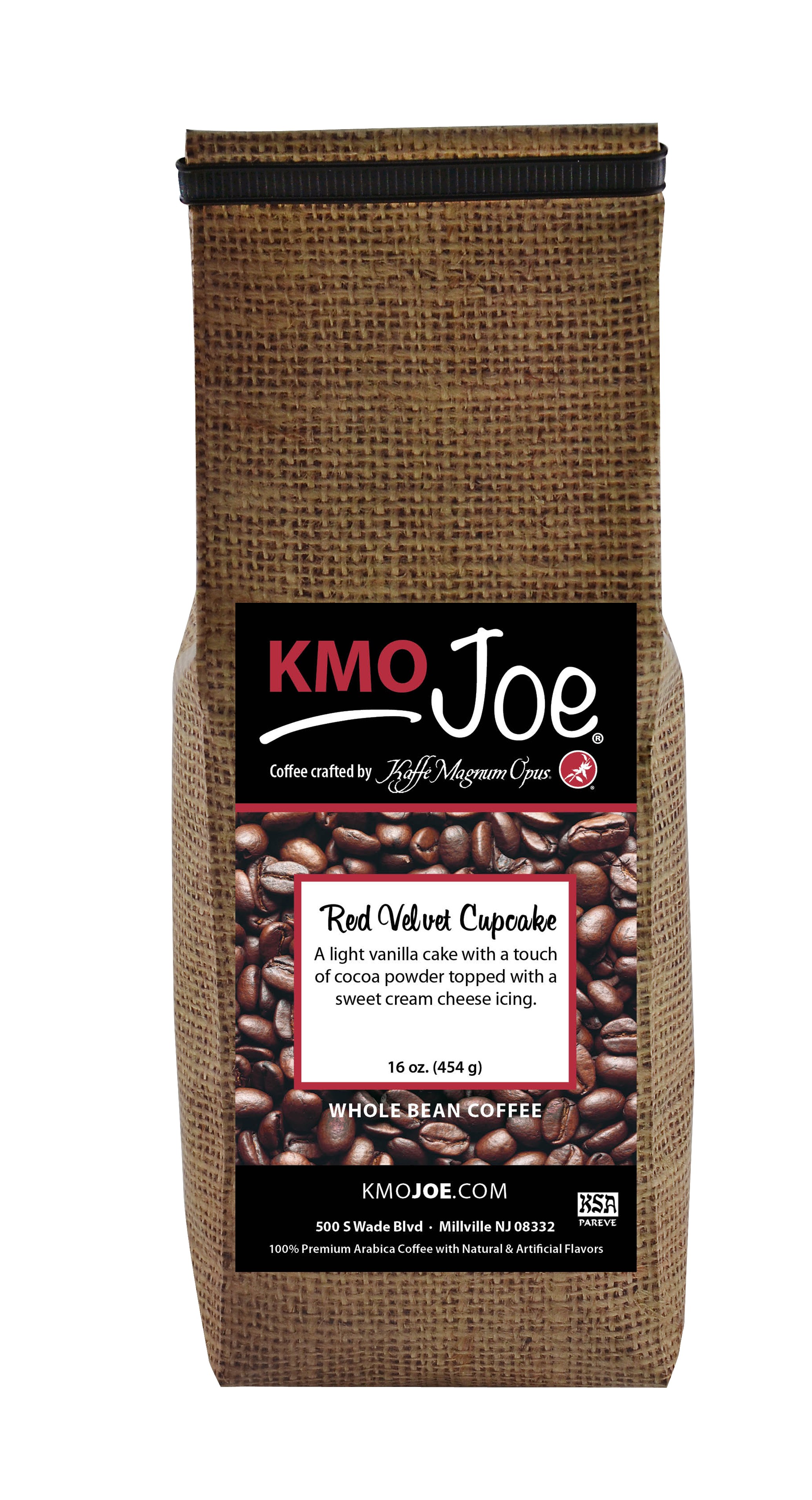 Picture of Kaffe Magnum Opus 667398000717 Red Velvet Cupcake Flavored Coffee - WholeBean