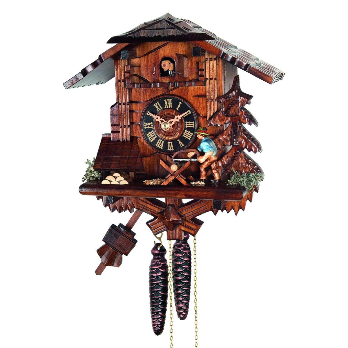 4358 Engstler Weight-driven Cuckoo Clock - Full Size