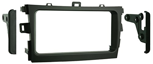 DDIN Installation Dash Kit for 2009-Up Toyota Corolla Vehicles - Black