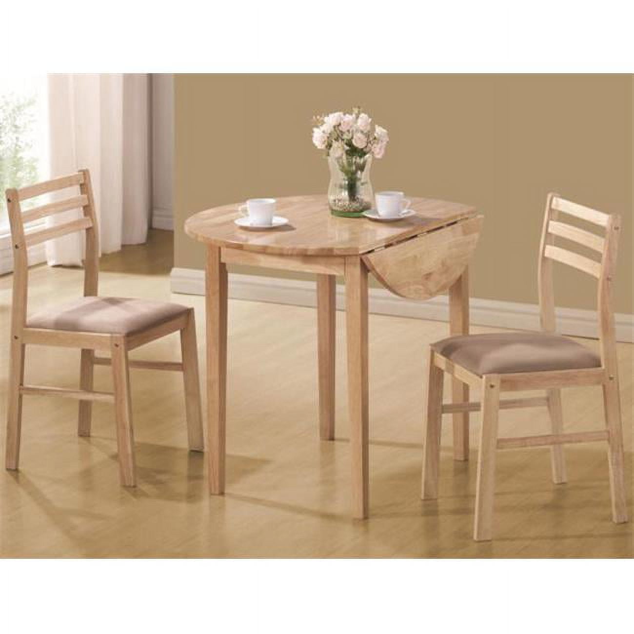 Picture of Coaster 130006 Dinettes Casual 3 Piece Table and Chair Set