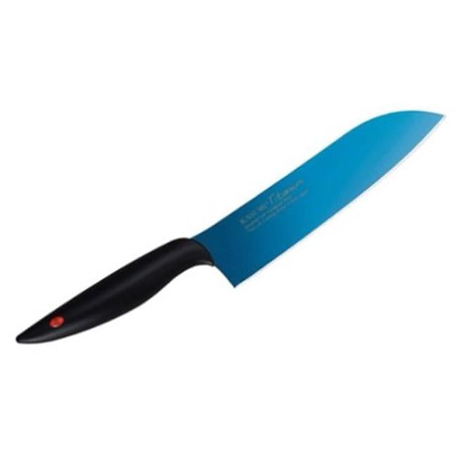 Picture of Chroma KTB2 Kasumi Titanium 7 in. Coated Santoku Knife