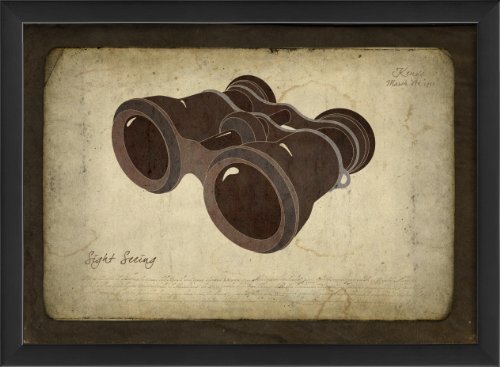 Artwork Factory 18502 EB Binoculars Framed Print
