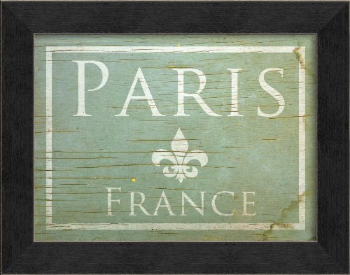 Artwork Factory 88949 MI Paris in Blue Framed Print