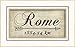Artwork Factory 88954 KI Rome 1884km Framed Print