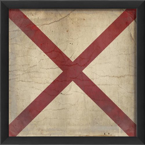Artwork Factory 17908 EB Maritime Signal Flag V Framed Print