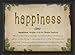 Artwork Factory 17808 EB Happiness Definition Framed Print