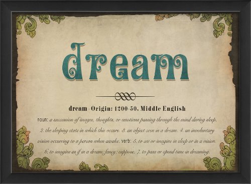 Artwork Factory 17809 EB Dream Definition Framed Print