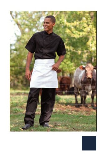 Picture of Uncommon Threads 3056-1600 Half Waist Apron in Navy 