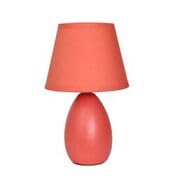 Picture of Simple Designs Mini Egg Oval Ceramic Table Lamp