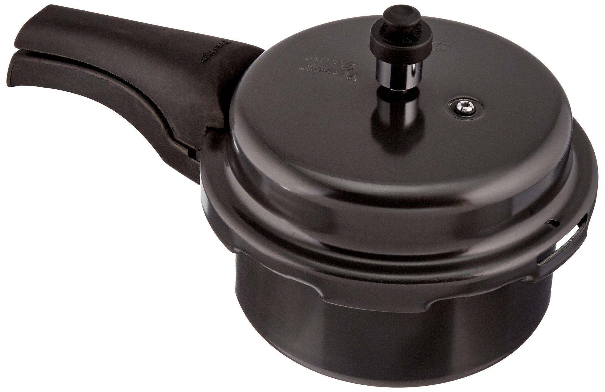 Picture of Prestige PRHA2.5 Deluxe Hard Anodized Black Color Pressure Cooker - 2.5 Litres