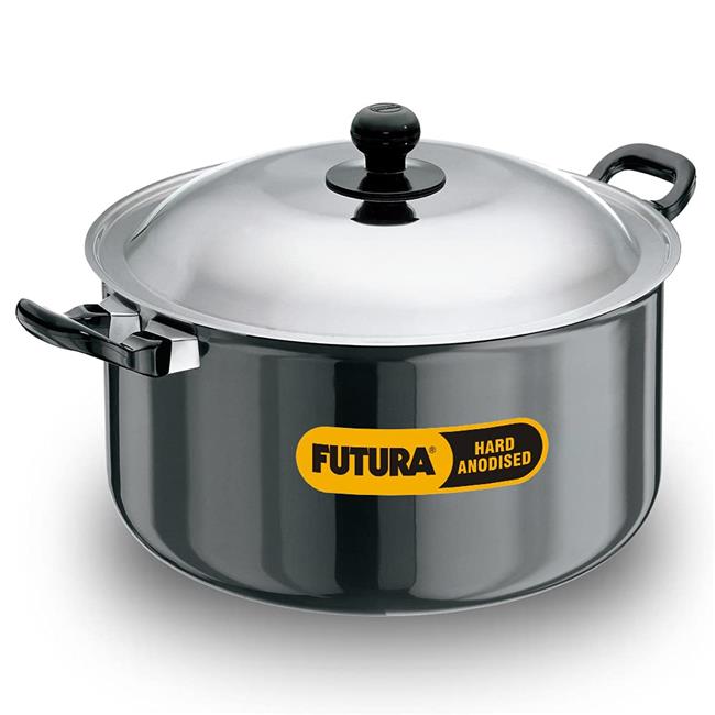 Hawkins L39 Futura Hard Anodised Cook and Serve Stewpot - 8.5 Litres