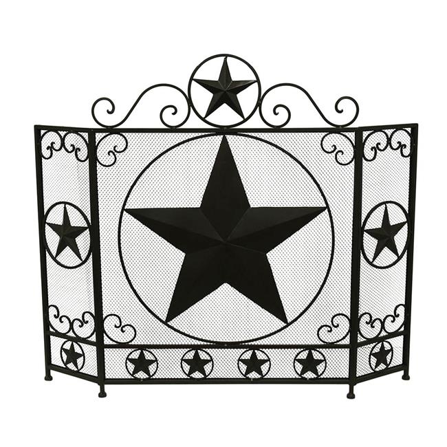 DeLeon Collections 21082 Metal Star Fire Place Screen