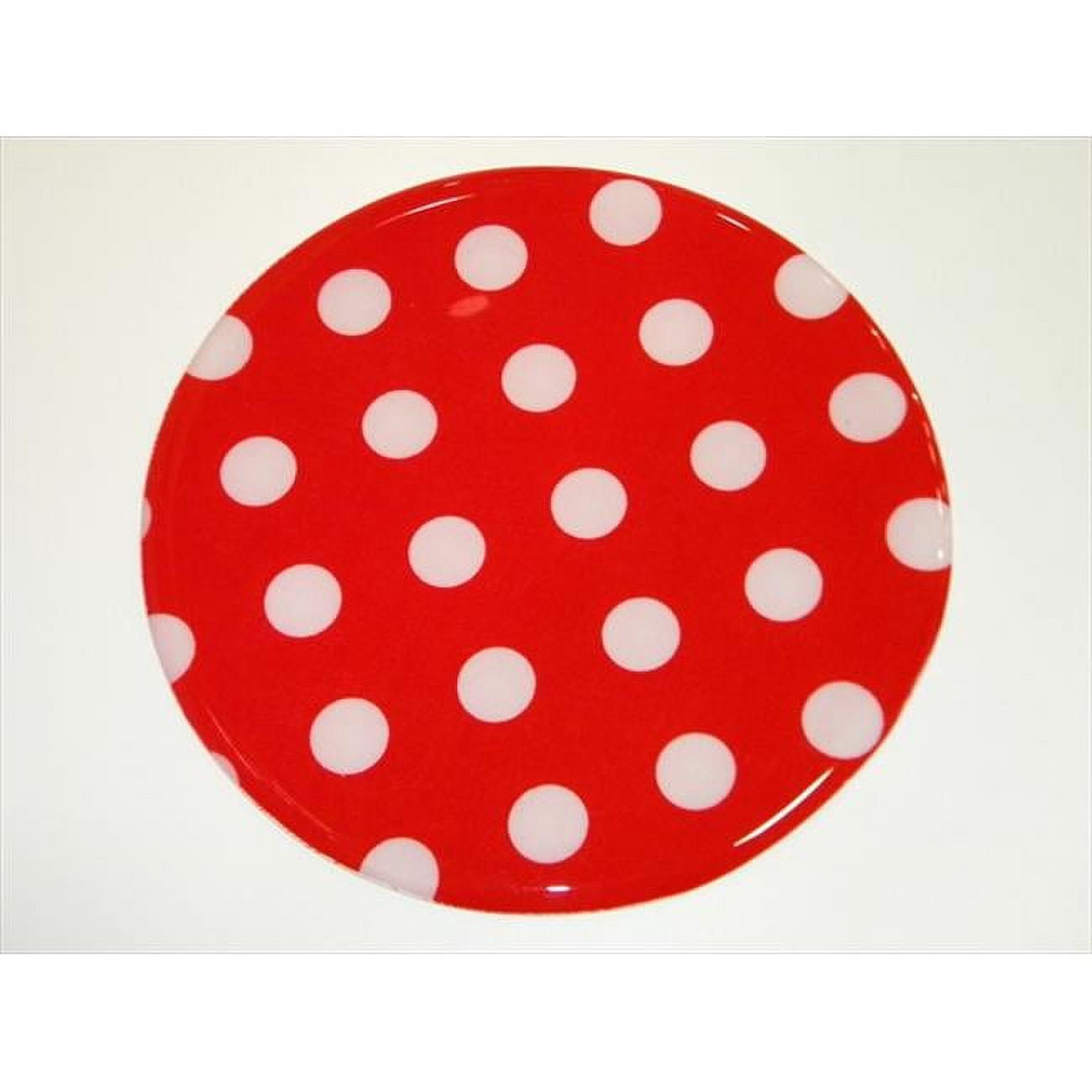 Picture of Andreas TRC-161 Red or White Dots Casserole Silicone Trivet - Pack of 3 trivets