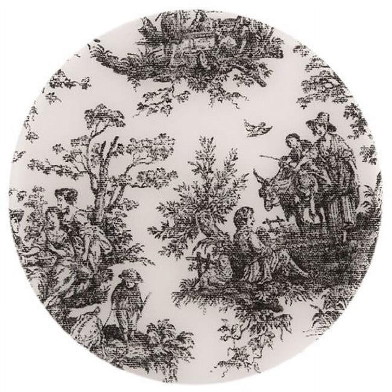 Picture of Andreas TRC-169 Toile Black Casserole Silicone Trivet - Pack of 3 trivets