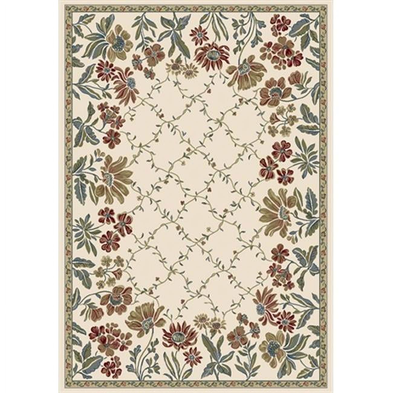 Ancient Garden 9 ft. 2 in. x 12 ft. 10 in. 57084-6464 Rug - Ivory