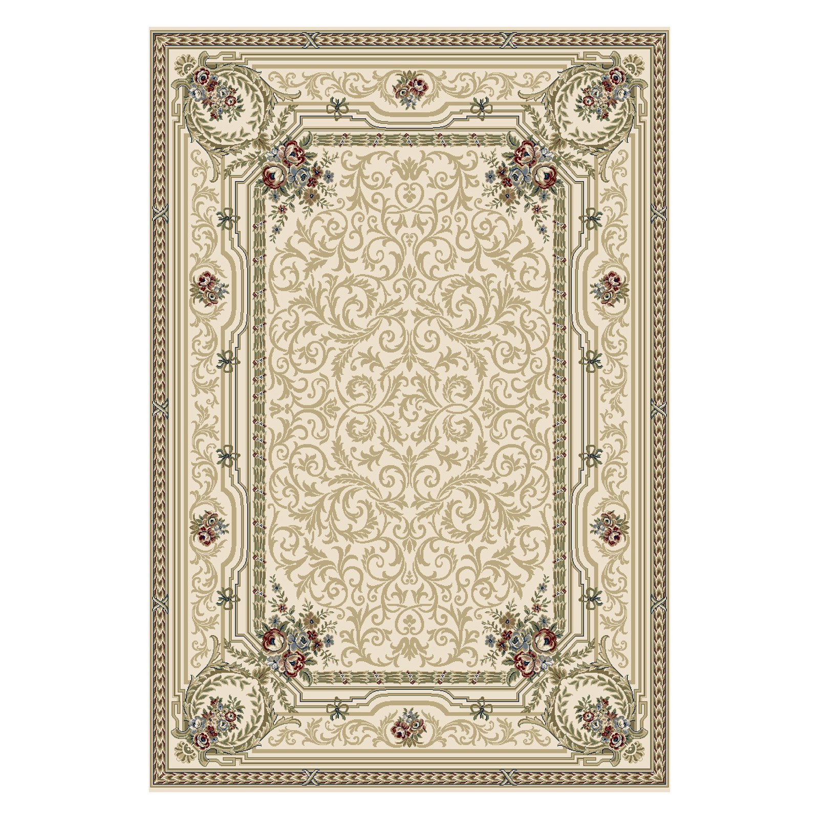 Ancient Garden 9 ft. 2 in. x 12 ft. 10 in. 57091-6464 Rug - Ivory