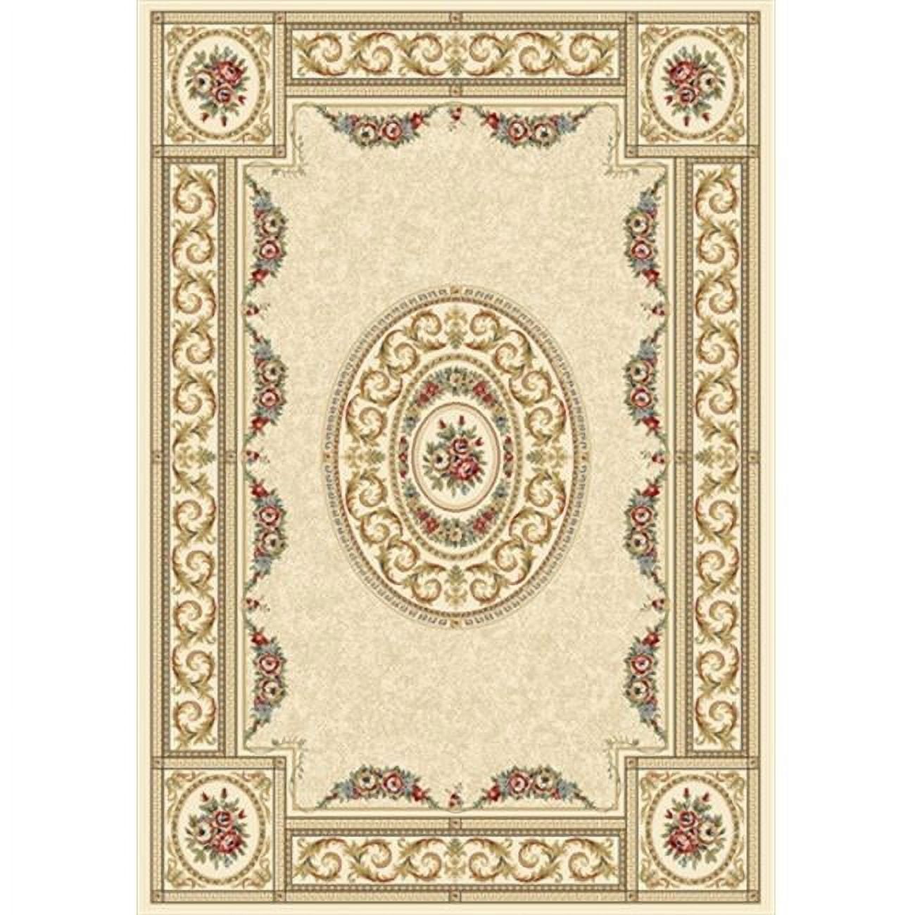 Ancient Garden 9 ft. 2 in. x 12 ft. 10 in. 57226-6464 Rug - Ivory