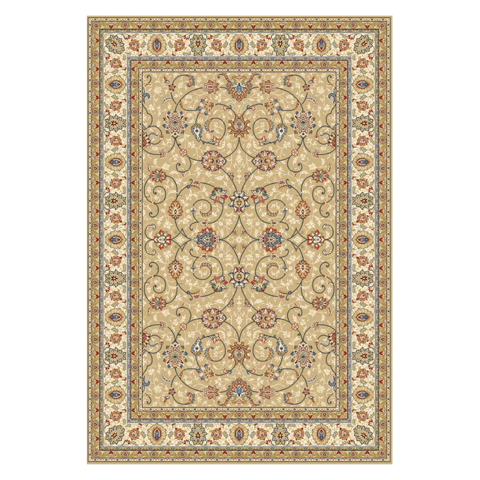 Ancient Garden 2ft x 3ft 11in 57120-2464 Rug - Light Gold/Ivory
