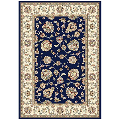 Picture of Dynamic Rugs AN710573653464 Ancient Garden 6 ft. 7 in. x 9 ft. 6 in. 57365-3464 Rug - Blue/Ivory