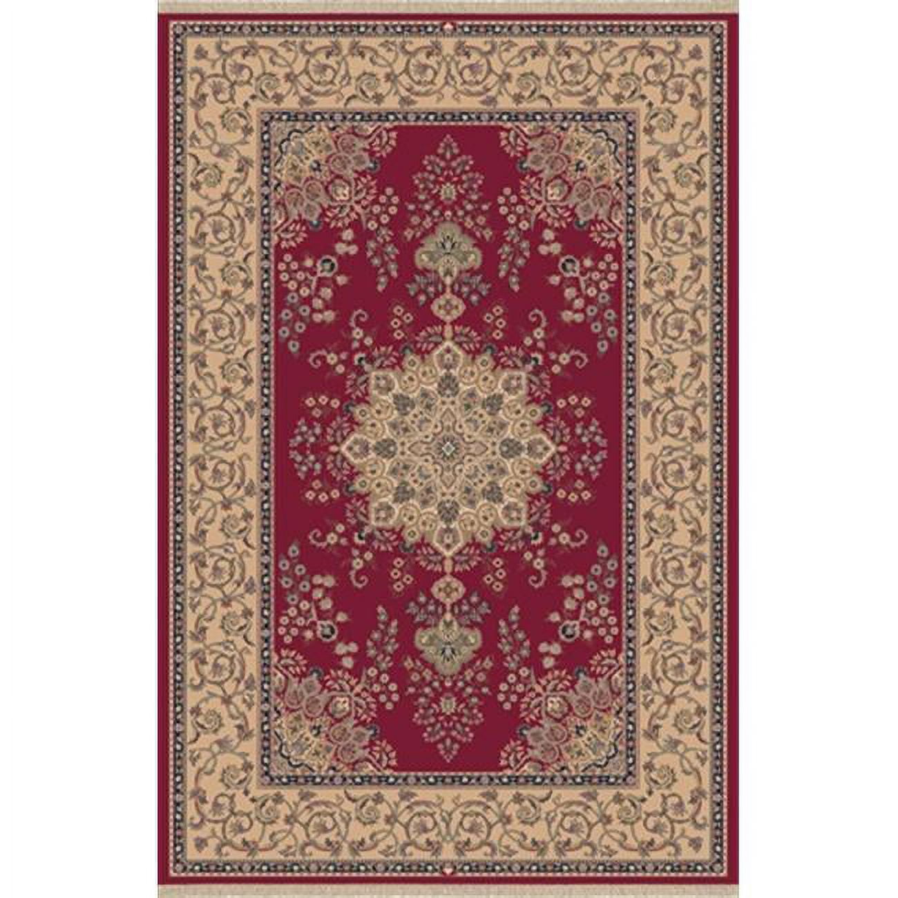 BR247201330 Brilliant 2 ft. 2 in. x 4 ft. 3 in. 7201-330 Rug - Red