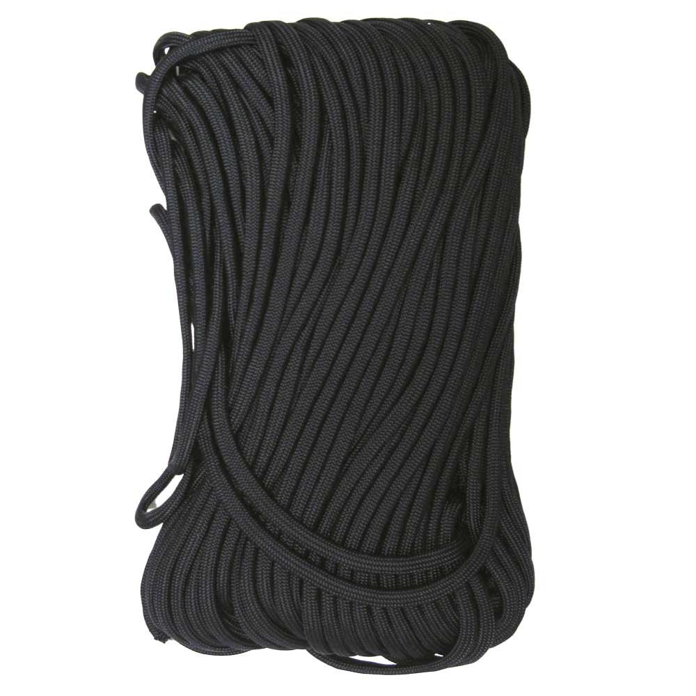 550 Cord - Black - 100 Feet - Mil-Spec Durable