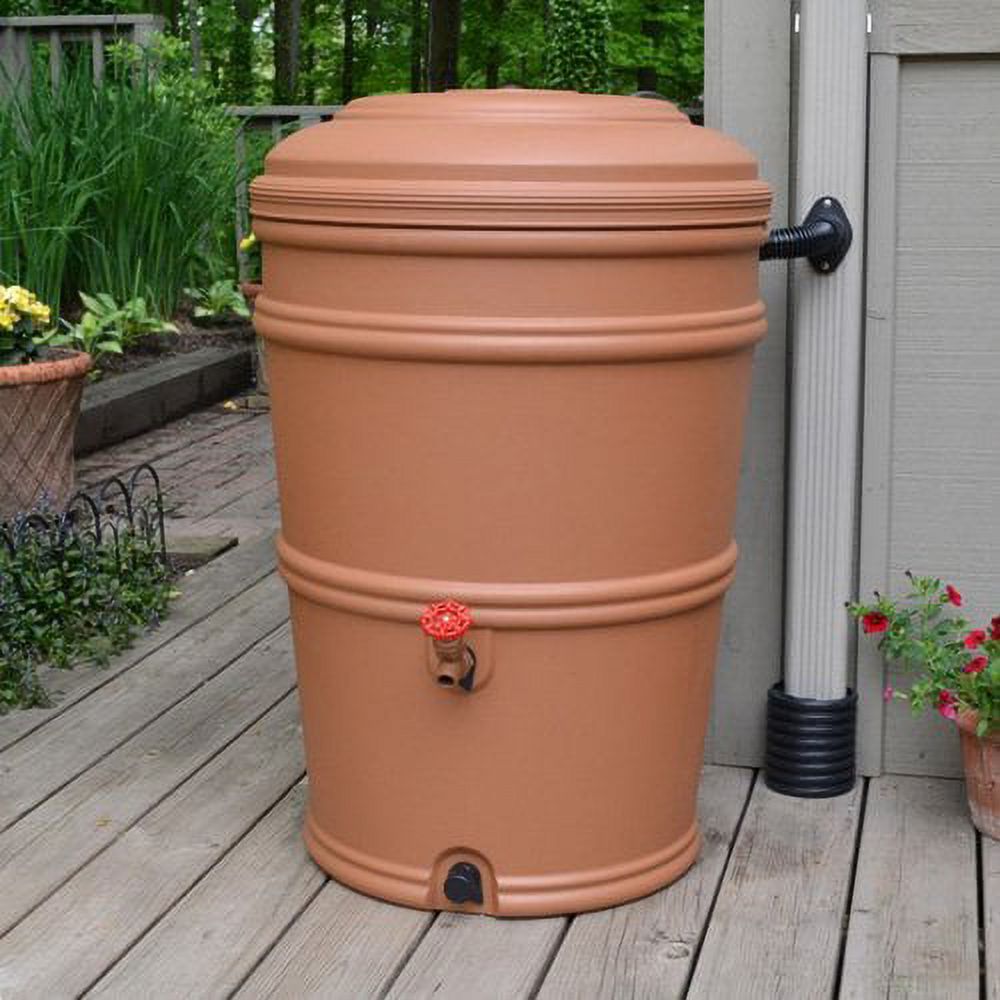 45 Gallon RainStation Rain Barrel - Terracotta