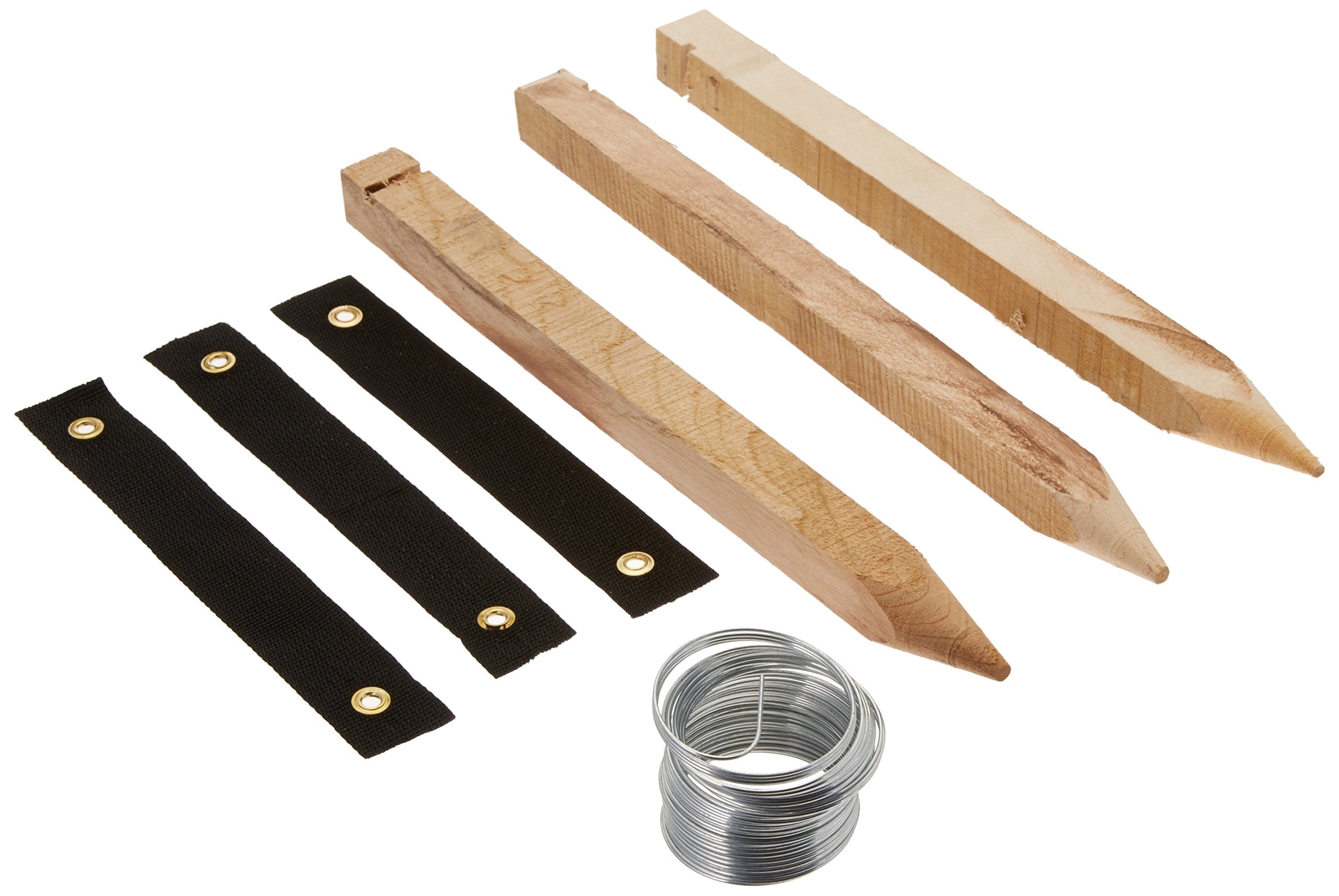 Tree Stake Kit - Natural Wood - Complete Protection Set - Durable Materials