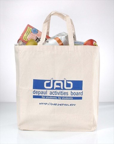 Natural Canvas Grocery Bag - Pack of 25