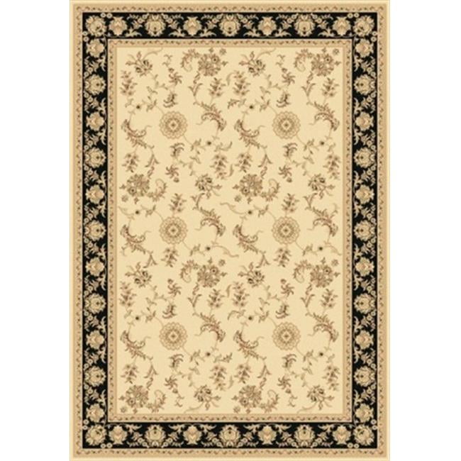 Legacy 9.2 x 12.10 58017-190 Rug - Ivory-Black