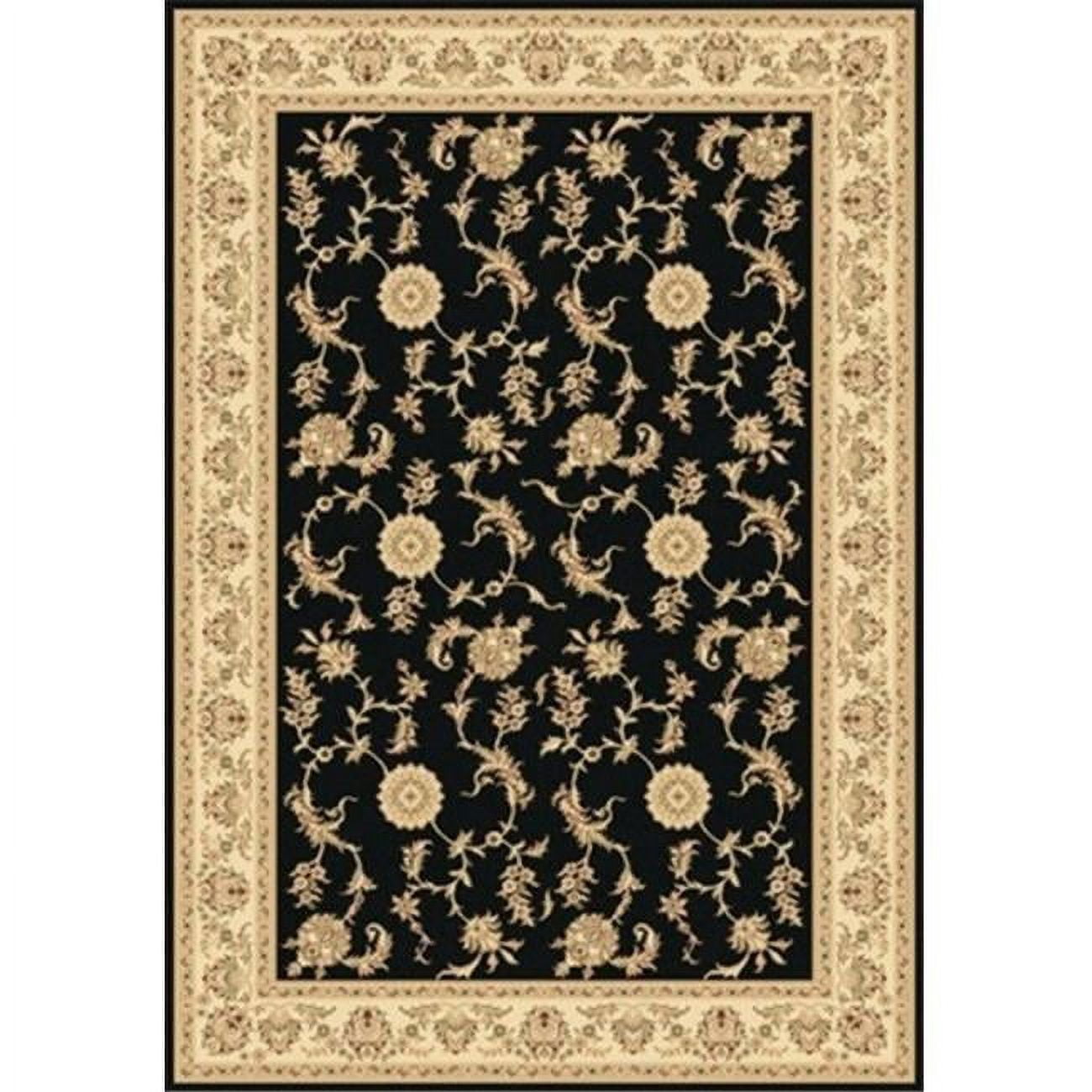 LE6958017090 Legacy 5.3 x 7.7 58017-090 Rug - Black