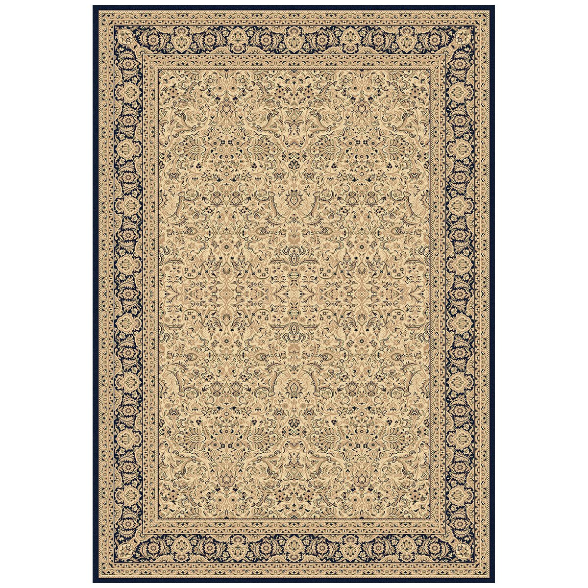Legacy Area Rug - Ivory - 7.10 x 10.10 - Durable Heat-Set Polypropylene