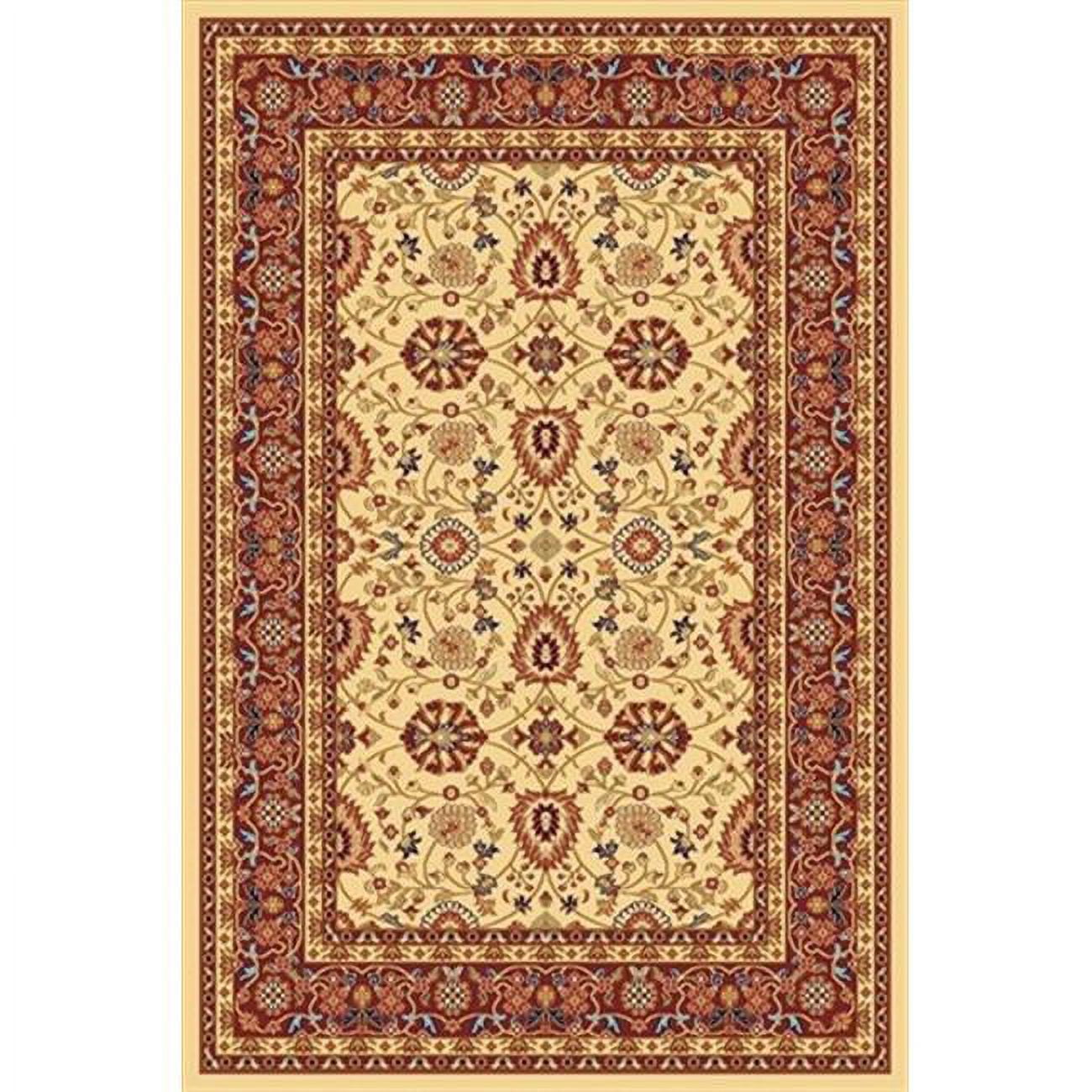 YA242803130 Yazd 2 x 3.6 2803-130 Rug - Cream-Red