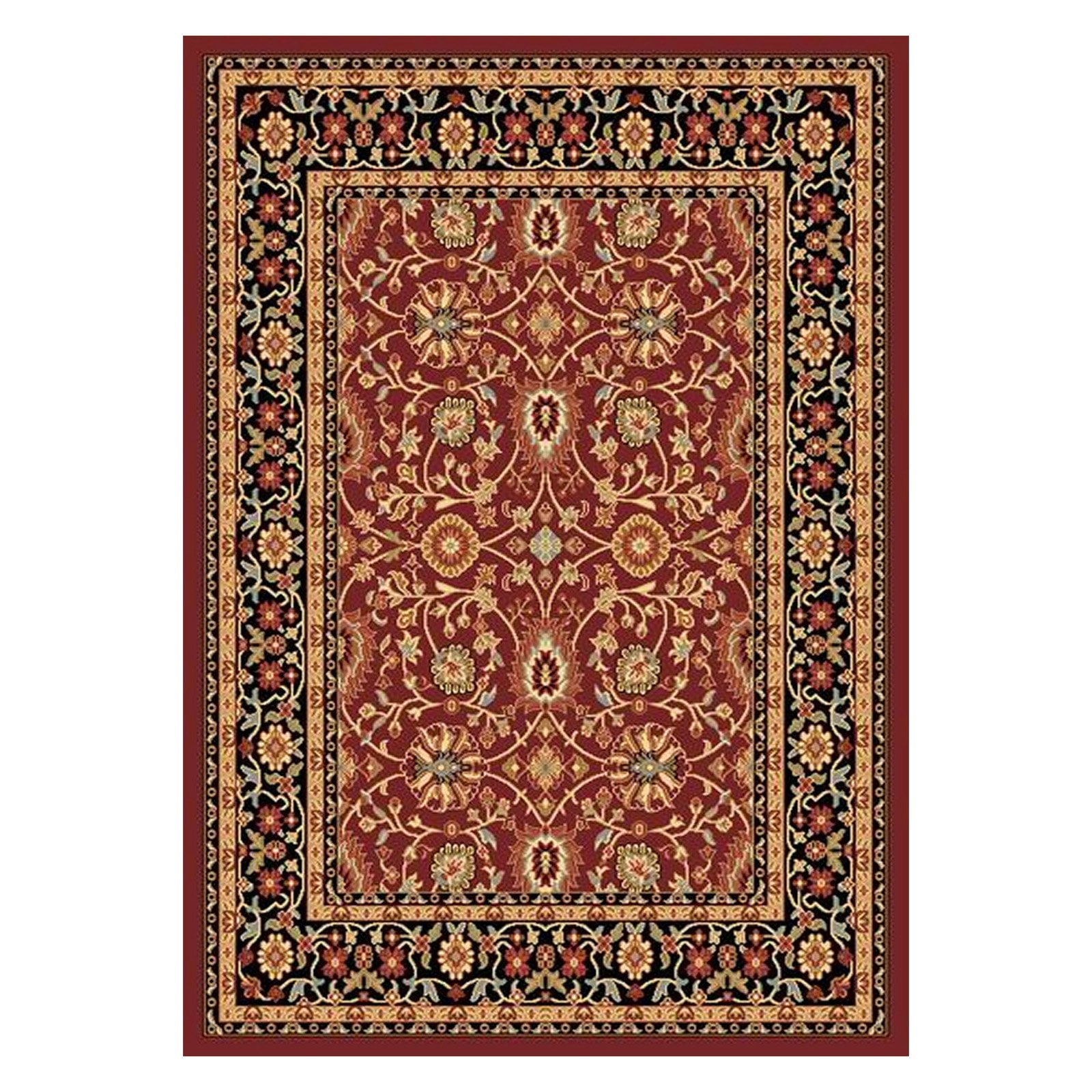 YA242803390 Yazd 2 x 3.6 2803-390 Rug - Red-Black