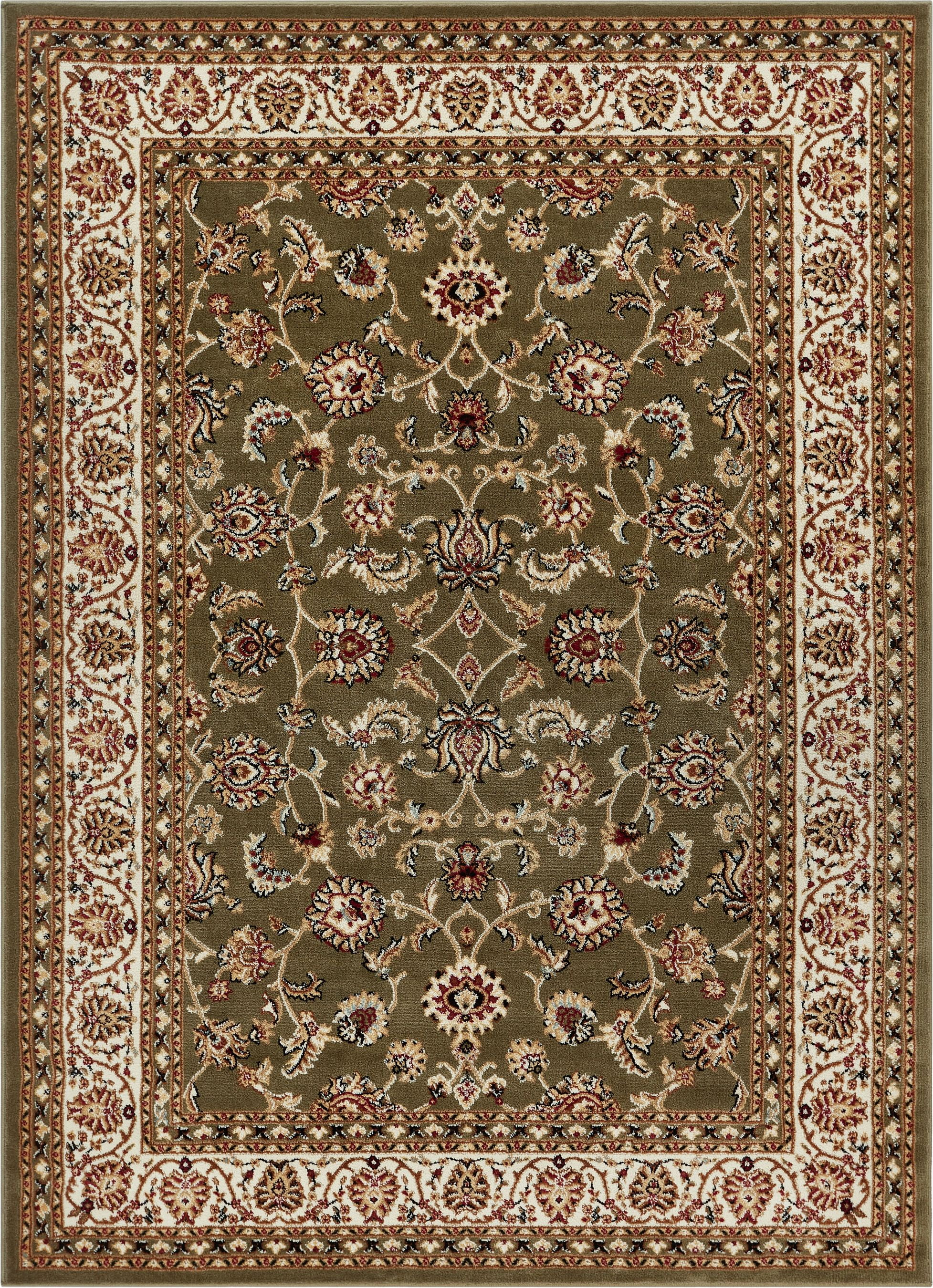 549357 Barclay Sarouk 7 ft. 10 in. x 9 ft. 10 in. Rectangular Area Rug in Green
