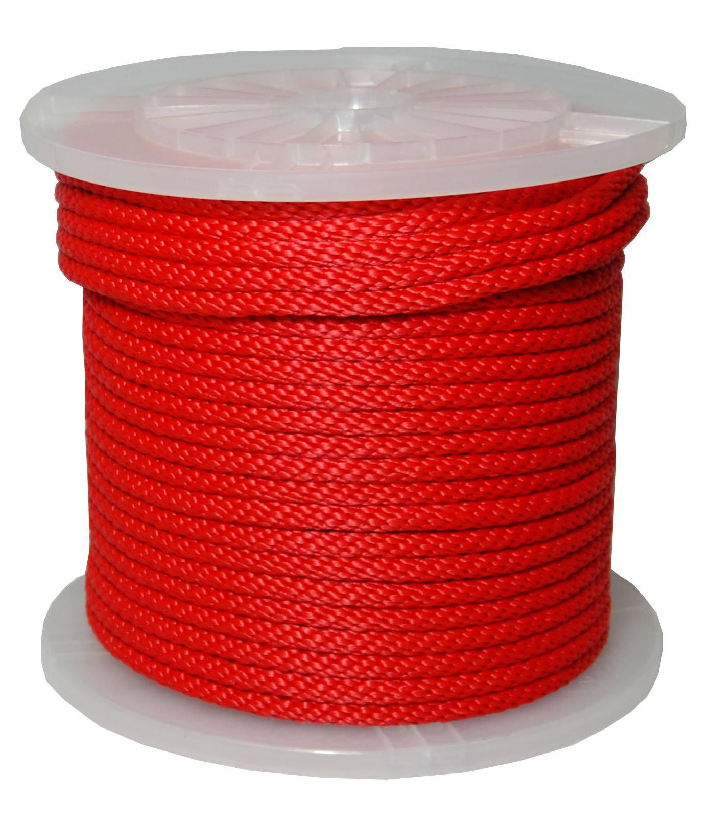 T.W Evans Cordage Co. 98015 5/8-Inch by 200-Feet Solid Braid Propylene Multifilament Derby Rope, Red