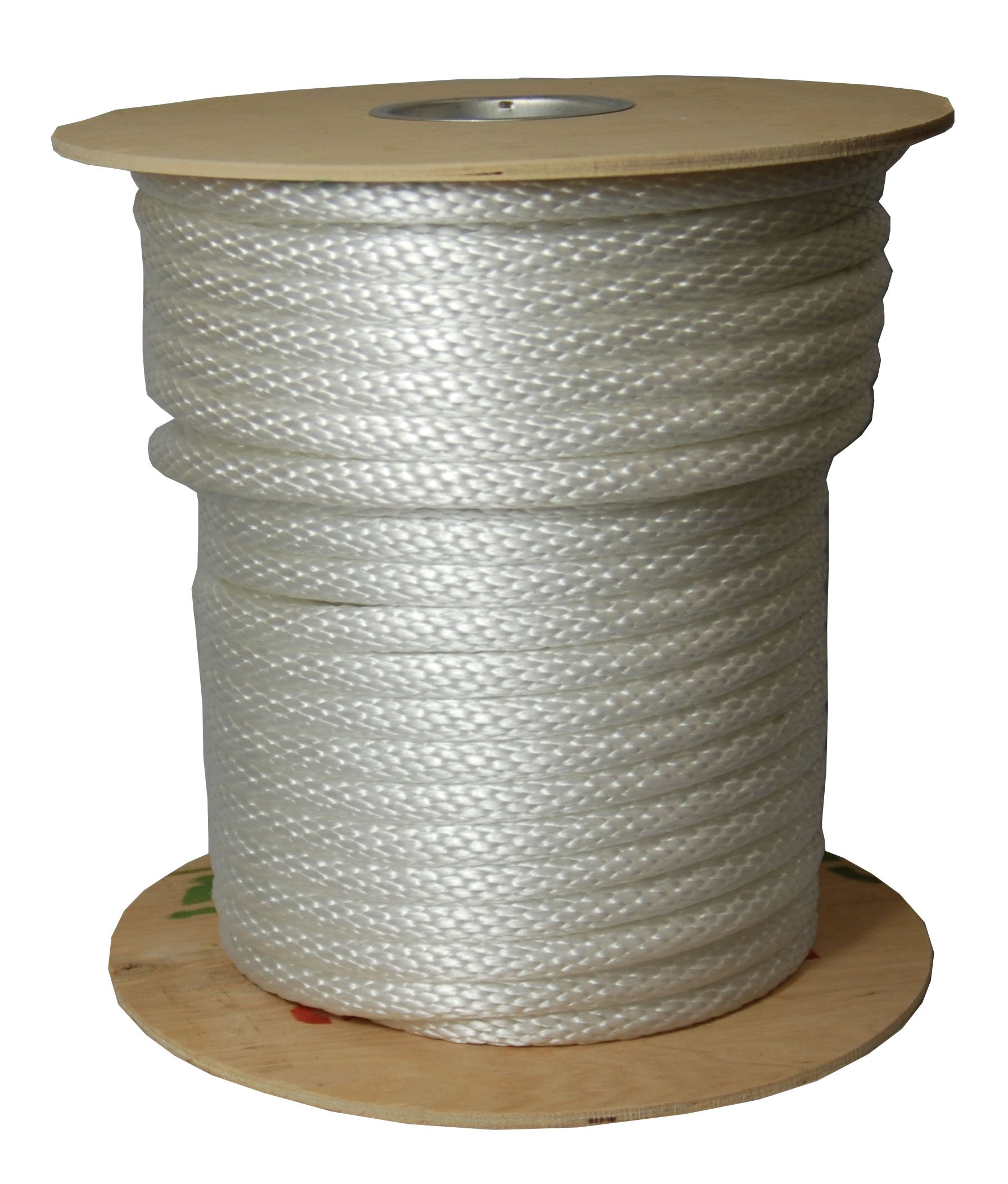 T.W Evans Cordage Co. 98017 5/8-Inch by 200-Feet Solid Braid Propylene Multifilament Derby Rope, White