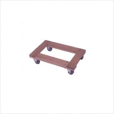 Flush Open Deck Wood Dolly - With 3 in. Casters 24 in. x 16 in.