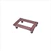 272069 Flush Open Deck Wood Dolly - With 4 in. Casters 36 in. x 24 in.