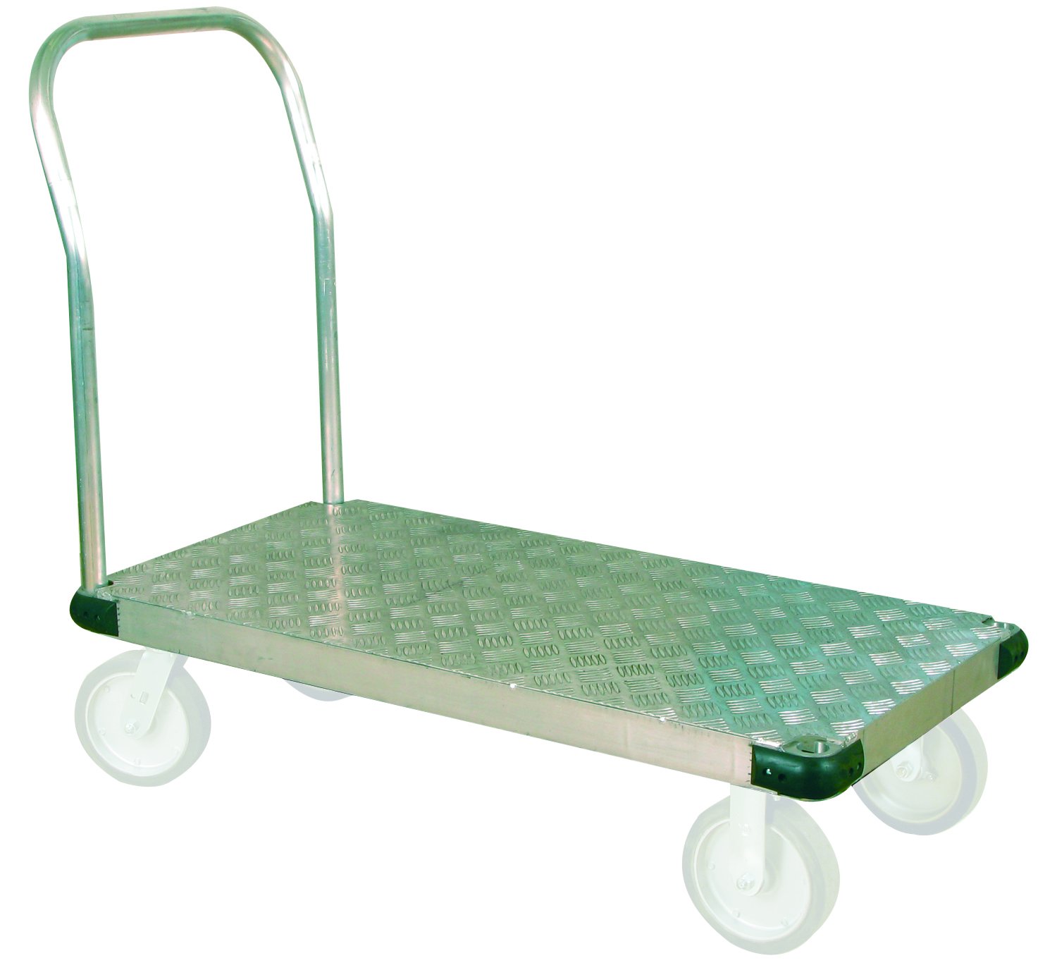 24 in. W x 34 in. H x 36 in. D Thrifty Plate Aluminum Tread Commercial Platform Truck