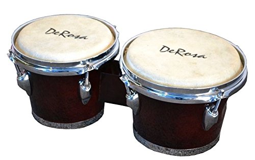 De Rosa BOG78-NT 7 in. and 8 in. Bongo Drum in Natural