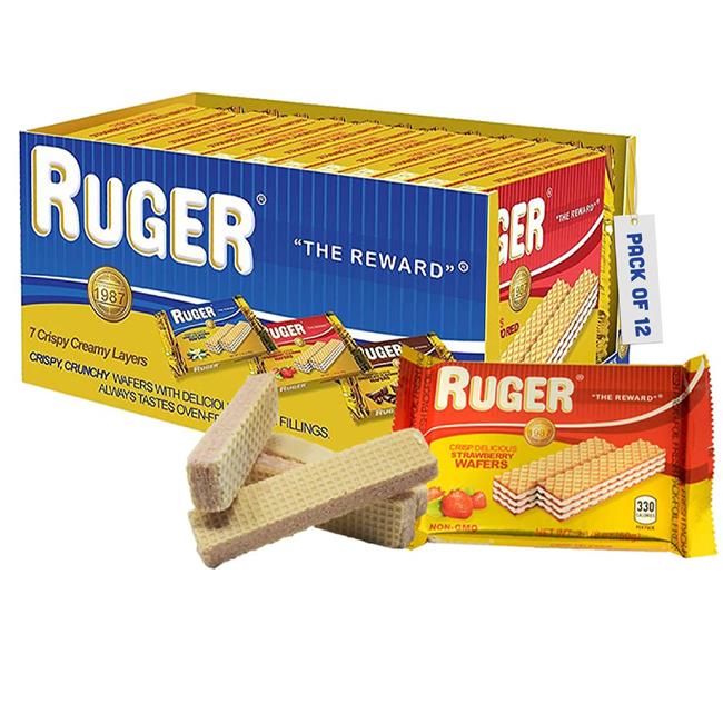 Ruger Wafer 8-56293-00311 8 Strawberry Australian Wafers- 12 pack