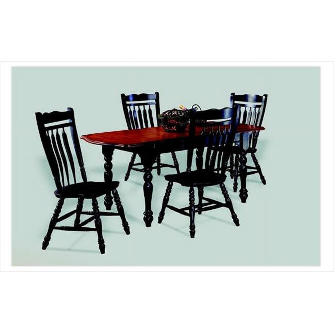5 Piece Drop Leaf Extension Dining Set with Aspen Chairs