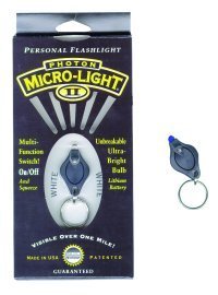 TGLR-PBK Photon II LED Keychain Micro-Light in Blue Beam