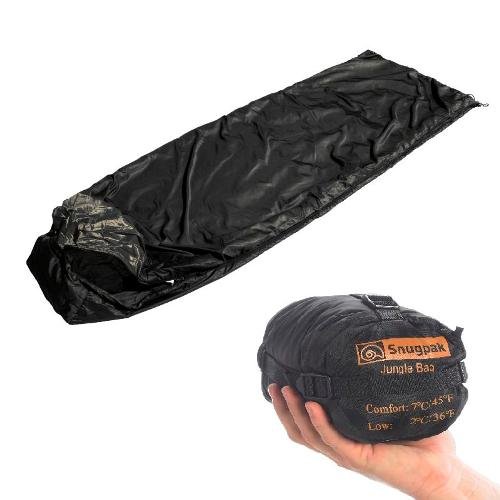 Picture of Snugpak TGSP-92261 Jungle Bag Right Hand Zip in Black