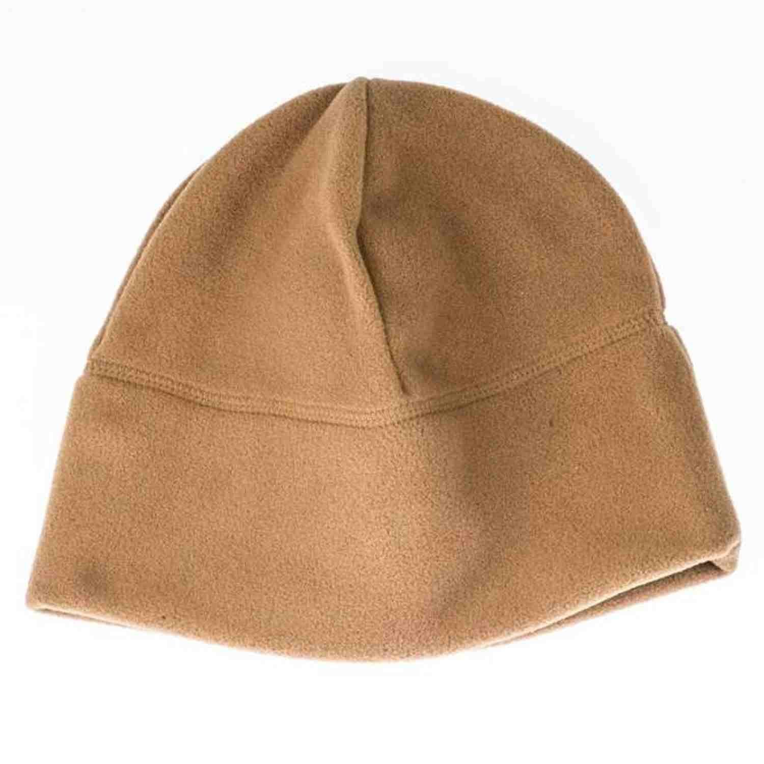 Military Fleece Cap in Coyote